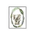 Picture of Elephant Palm Wreath _GroupedProduct_Rectangle_Portrait_Mini_ _GroupedProduct_Rectangle_Portrait_Canvas_Framed_
