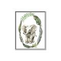 Picture of Elephant Palm Wreath _GroupedProduct_Rectangle_Portrait_Mini_ _GroupedProduct_Rectangle_Portrait_Canvas_Framed_