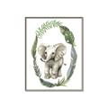 Picture of Elephant Palm Wreath _GroupedProduct_Rectangle_Portrait_Mini_ _GroupedProduct_Rectangle_Portrait_Canvas_Framed_