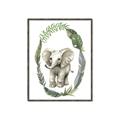 Picture of Elephant Palm Wreath _GroupedProduct_Rectangle_Portrait_Mini_ _GroupedProduct_Rectangle_Portrait_Canvas_Framed_