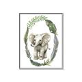 Picture of Elephant Palm Wreath _GroupedProduct_Rectangle_Portrait_Mini_ _GroupedProduct_Rectangle_Portrait_Canvas_Framed_