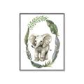 Picture of Elephant Palm Wreath _GroupedProduct_Rectangle_Portrait_Mini_ _GroupedProduct_Rectangle_Portrait_Canvas_Framed_