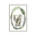 Picture of Elephant Palm Wreath _GroupedProduct_Rectangle_Portrait_Mini_ _GroupedProduct_Rectangle_Portrait_Canvas_Framed_