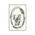 Picture of Elephant Palm Wreath _GroupedProduct_Rectangle_Portrait_Mini_ _GroupedProduct_Rectangle_Portrait_Canvas_Framed_