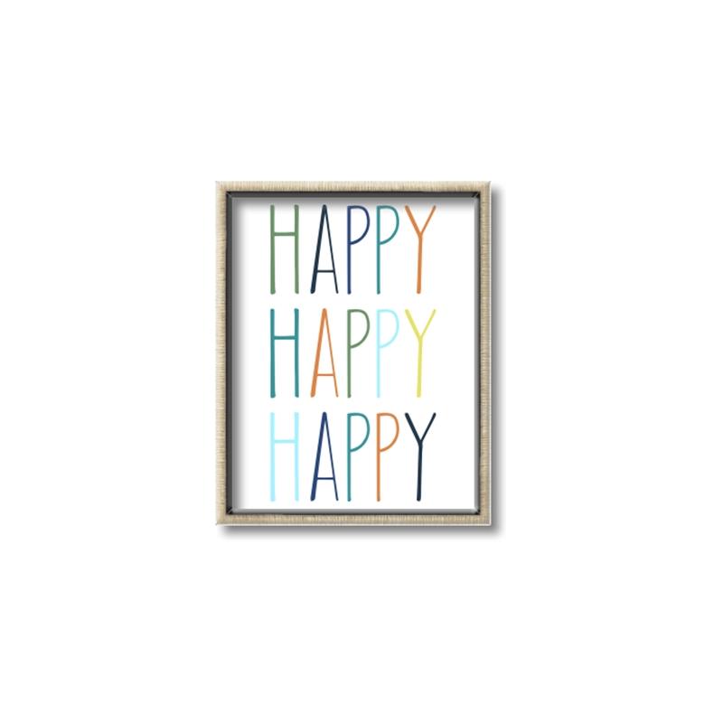 Picture of Happy _GroupedProduct_Rectangle_Portrait_Mini_ _GroupedProduct_Rectangle_Portrait_Canvas_Framed_
