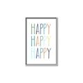 Picture of Happy _GroupedProduct_Rectangle_Portrait_Mini_ _GroupedProduct_Rectangle_Portrait_Canvas_Framed_
