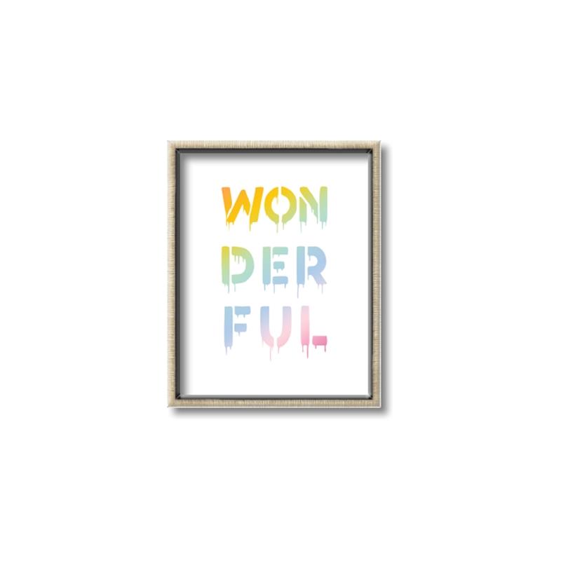 Picture of Wonderful _GroupedProduct_Rectangle_Portrait_Mini_ _GroupedProduct_Rectangle_Portrait_Canvas_Framed_