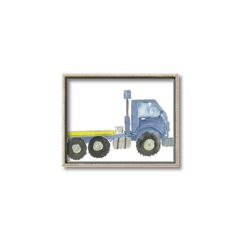 Picture of Blue Pick up  _GroupedProduct_Rectangle_Landscape_Mini_ _GroupedProduct_Rectangle_Landscape_Canvas_Framed_