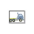Picture of Blue Pick up  _GroupedProduct_Rectangle_Landscape_Mini_ _GroupedProduct_Rectangle_Landscape_Canvas_Framed_