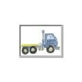 Picture of Blue Pick up  _GroupedProduct_Rectangle_Landscape_Mini_ _GroupedProduct_Rectangle_Landscape_Canvas_Framed_