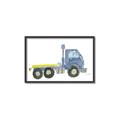 Picture of Blue Pick up  _GroupedProduct_Rectangle_Landscape_Mini_ _GroupedProduct_Rectangle_Landscape_Canvas_Framed_