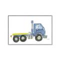 Picture of Blue Pick up  _GroupedProduct_Rectangle_Landscape_Mini_ _GroupedProduct_Rectangle_Landscape_Canvas_Framed_