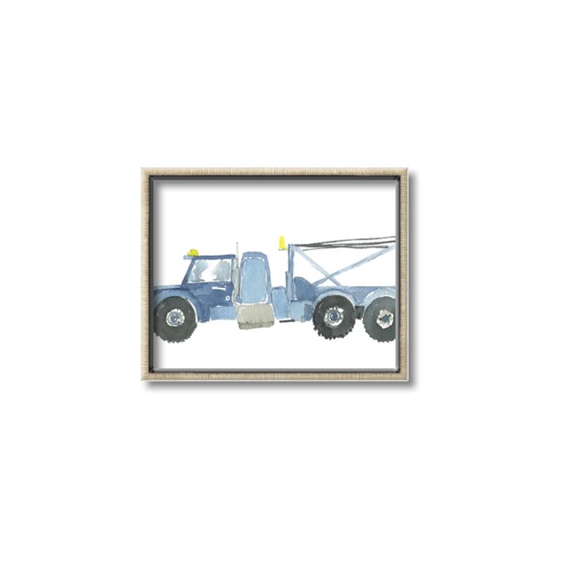 Picture of Blue Grader _GroupedProduct_Rectangle_Landscape_Mini_ _GroupedProduct_Rectangle_Landscape_Canvas_Framed_