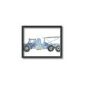 Picture of Blue Grader _GroupedProduct_Rectangle_Landscape_Mini_ _GroupedProduct_Rectangle_Landscape_Canvas_Framed_