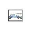 Picture of Blue Grader _GroupedProduct_Rectangle_Landscape_Mini_ _GroupedProduct_Rectangle_Landscape_Canvas_Framed_