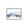 Picture of Blue Grader _GroupedProduct_Rectangle_Landscape_Mini_ _GroupedProduct_Rectangle_Landscape_Canvas_Framed_