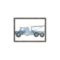 Picture of Blue Grader _GroupedProduct_Rectangle_Landscape_Mini_ _GroupedProduct_Rectangle_Landscape_Canvas_Framed_