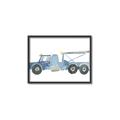 Picture of Blue Grader _GroupedProduct_Rectangle_Landscape_Mini_ _GroupedProduct_Rectangle_Landscape_Canvas_Framed_