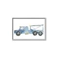 Picture of Blue Grader _GroupedProduct_Rectangle_Landscape_Mini_ _GroupedProduct_Rectangle_Landscape_Canvas_Framed_