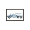 Picture of Blue Grader _GroupedProduct_Rectangle_Landscape_Mini_ _GroupedProduct_Rectangle_Landscape_Canvas_Framed_