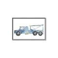 Picture of Blue Grader _GroupedProduct_Rectangle_Landscape_Mini_ _GroupedProduct_Rectangle_Landscape_Canvas_Framed_