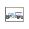 Picture of Blue Grader _GroupedProduct_Rectangle_Landscape_Mini_ _GroupedProduct_Rectangle_Landscape_Canvas_Framed_
