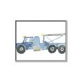 Picture of Blue Grader _GroupedProduct_Rectangle_Landscape_Mini_ _GroupedProduct_Rectangle_Landscape_Canvas_Framed_