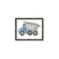 Picture of Blue Dump T _GroupedProduct_Rectangle_Landscape_Mini_ _GroupedProduct_Rectangle_Landscape_Canvas_Framed_