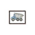 Picture of Blue Dump T _GroupedProduct_Rectangle_Landscape_Mini_ _GroupedProduct_Rectangle_Landscape_Canvas_Framed_