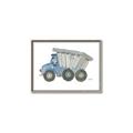 Picture of Blue Dump T _GroupedProduct_Rectangle_Landscape_Mini_ _GroupedProduct_Rectangle_Landscape_Canvas_Framed_