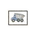 Picture of Blue Dump T _GroupedProduct_Rectangle_Landscape_Mini_ _GroupedProduct_Rectangle_Landscape_Canvas_Framed_
