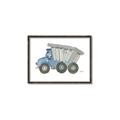 Picture of Blue Dump T _GroupedProduct_Rectangle_Landscape_Mini_ _GroupedProduct_Rectangle_Landscape_Canvas_Framed_