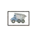 Picture of Blue Dump T _GroupedProduct_Rectangle_Landscape_Mini_ _GroupedProduct_Rectangle_Landscape_Canvas_Framed_