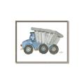 Picture of Blue Dump T _GroupedProduct_Rectangle_Landscape_Mini_ _GroupedProduct_Rectangle_Landscape_Canvas_Framed_