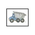 Picture of Blue Dump T _GroupedProduct_Rectangle_Landscape_Mini_ _GroupedProduct_Rectangle_Landscape_Canvas_Framed_