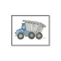Picture of Blue Dump T _GroupedProduct_Rectangle_Landscape_Mini_ _GroupedProduct_Rectangle_Landscape_Canvas_Framed_