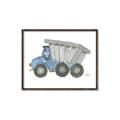 Picture of Blue Dump T _GroupedProduct_Rectangle_Landscape_Mini_ _GroupedProduct_Rectangle_Landscape_Canvas_Framed_