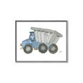 Picture of Blue Dump T _GroupedProduct_Rectangle_Landscape_Mini_ _GroupedProduct_Rectangle_Landscape_Canvas_Framed_