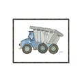 Picture of Blue Dump T _GroupedProduct_Rectangle_Landscape_Mini_ _GroupedProduct_Rectangle_Landscape_Canvas_Framed_
