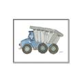 Picture of Blue Dump T _GroupedProduct_Rectangle_Landscape_Mini_ _GroupedProduct_Rectangle_Landscape_Canvas_Framed_