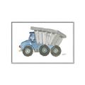 Picture of Blue Dump T _GroupedProduct_Rectangle_Landscape_Mini_ _GroupedProduct_Rectangle_Landscape_Canvas_Framed_
