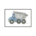 Picture of Blue Dump T _GroupedProduct_Rectangle_Landscape_Mini_ _GroupedProduct_Rectangle_Landscape_Canvas_Framed_