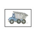 Picture of Blue Dump T _GroupedProduct_Rectangle_Landscape_Mini_ _GroupedProduct_Rectangle_Landscape_Canvas_Framed_
