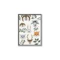 Picture of Safari Heads II (make bkg white) _GroupedProduct_Rectangle_Portrait_Mini_ _GroupedProduct_Rectangle_Portrait_Canvas_Framed_