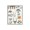 Picture of Safari Heads II (make bkg white) _GroupedProduct_Rectangle_Portrait_Mini_ _GroupedProduct_Rectangle_Portrait_Canvas_Framed_