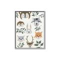 Picture of Safari Heads II (make bkg white) _GroupedProduct_Rectangle_Portrait_Mini_ _GroupedProduct_Rectangle_Portrait_Canvas_Framed_