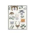 Picture of Safari Heads II (make bkg white) _GroupedProduct_Rectangle_Portrait_Mini_ _GroupedProduct_Rectangle_Portrait_Canvas_Framed_