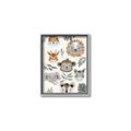 Picture of Safari Heads I (make bkg white) _GroupedProduct_Rectangle_Portrait_Mini_ _GroupedProduct_Rectangle_Portrait_Canvas_Framed_