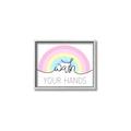 Picture of Wash your hands pastel  _GroupedProduct_Rectangle_Landscape_Mini_ _GroupedProduct_Rectangle_Landscape_Canvas_Framed_