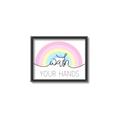 Picture of Wash your hands pastel  _GroupedProduct_Rectangle_Landscape_Mini_ _GroupedProduct_Rectangle_Landscape_Canvas_Framed_